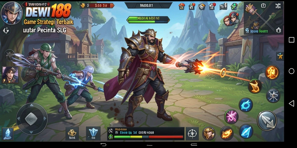 Tampilan gameplay seru dari DEWI188 yang menantang.