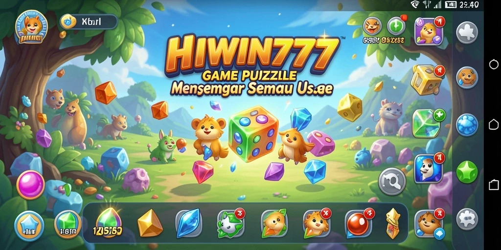 Gameplay HIWIN777 dengan teka-teki menantang yang seru.