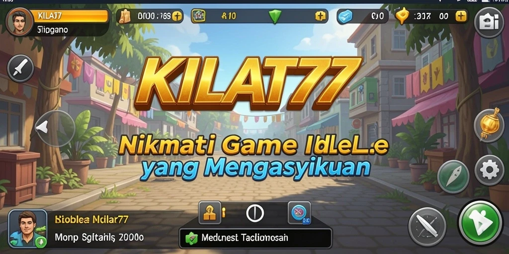 Tampilan gameplay KILAT77 yang mengasyikkan dalam mode Idle.