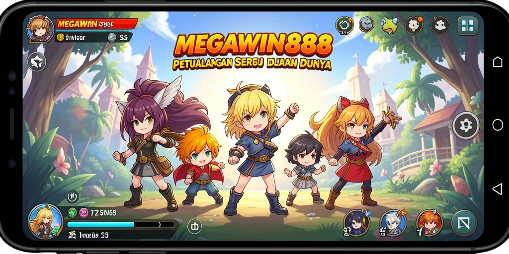 Tampilan gameplay yang memukau dari MEGAWIN888.