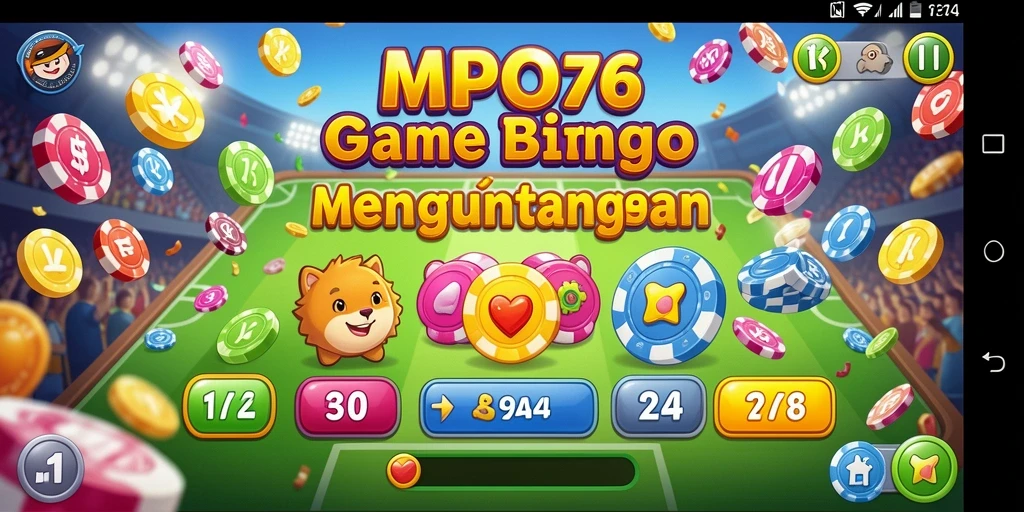 Tampilan gameplay seru dan interaktif di MPO76 Bingo.