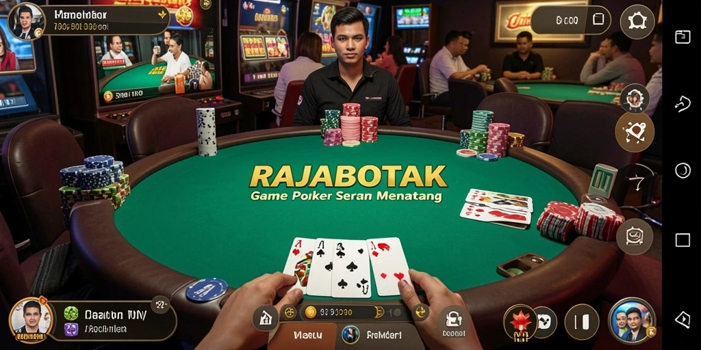 Gameplay intens dan strategi mendalam dalam RAJABOTAK.