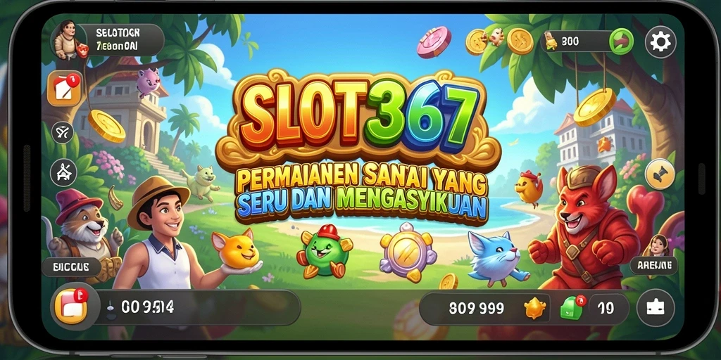 Tampilan gameplay SLOT367 yang menarik dan penuh warna.